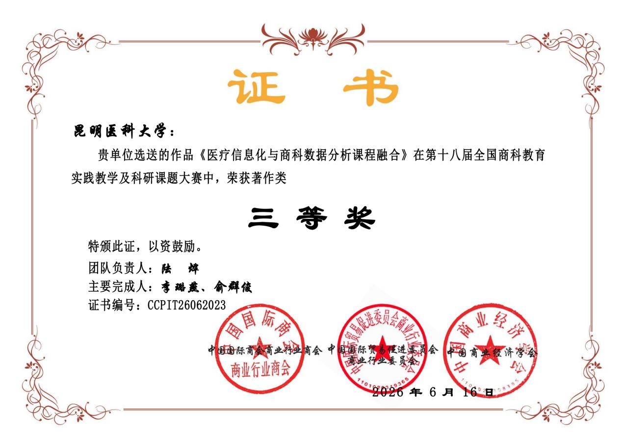 必赢体育注册赠送2个项目分别获得一等